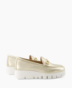 Dames Unisa Instappers*Loafer Famo_Lmt Goud