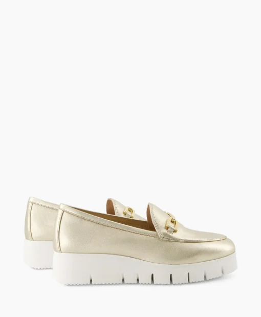 Dames Unisa Instappers*Loafer Famo_Lmt Goud