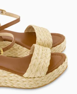 Dames Unisa Sandalen*Sandaal Met Hak Kebek_Mar Bruin