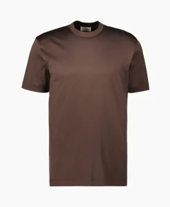 Heren Valenza T-Shirts*T-Shirt Interlock Supima Bruin