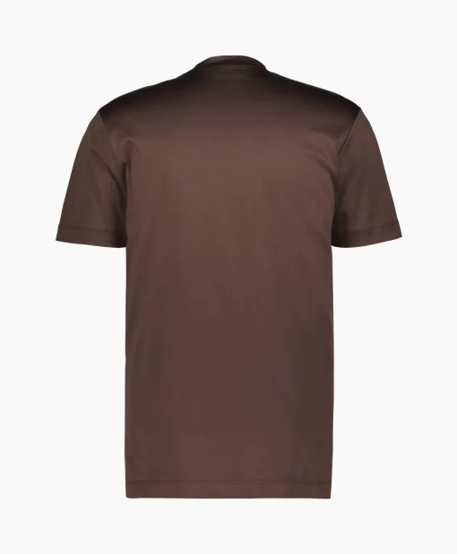 Heren Valenza T-Shirts*T-Shirt Interlock Supima Bruin