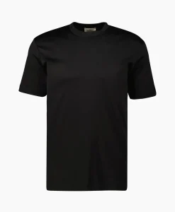 Heren Valenza T-Shirts*T-Shirt Interlock Supima Zwart