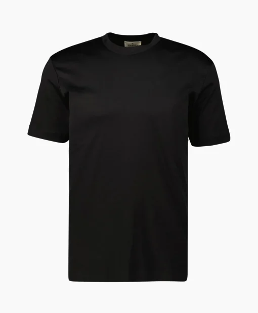 Heren Valenza T-Shirts*T-Shirt Interlock Supima Zwart