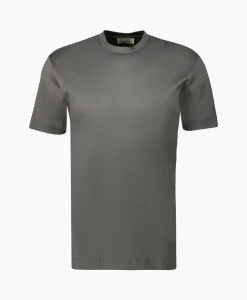 Heren Valenza T-Shirts*T-Shirt Interlock Supima Donkergrijs