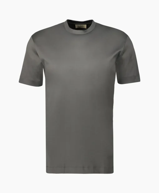 Heren Valenza T-Shirts*T-Shirt Interlock Supima Donkergrijs