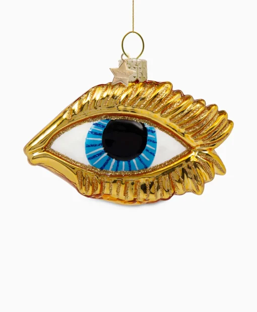 Lifestyle Vondels Lifestyle*Kerstbal Oog Goud