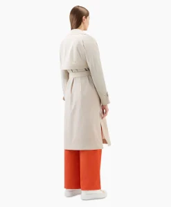 Dames Woolrich Jassen*Trenchcoat Summer Beige