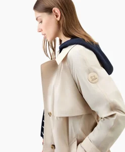 Dames Woolrich Jassen*Trenchcoat Summer Beige
