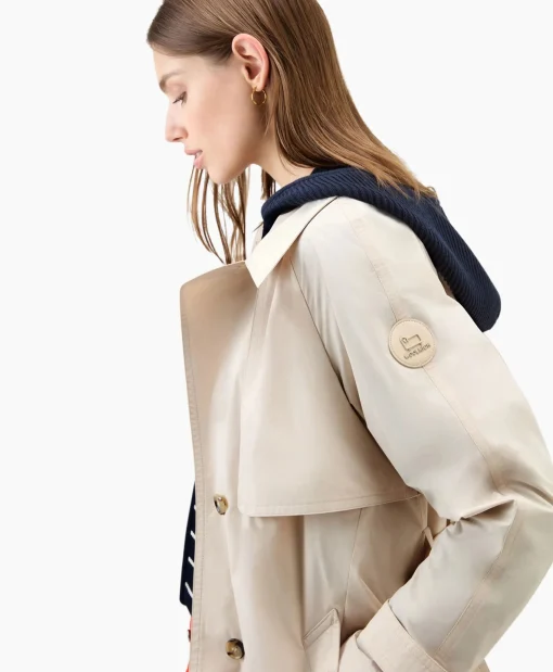 Dames Woolrich Jassen*Trenchcoat Summer Beige