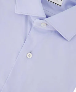 Heren Xacus Overhemden*Tailor Fit Shirt Licht Blauw