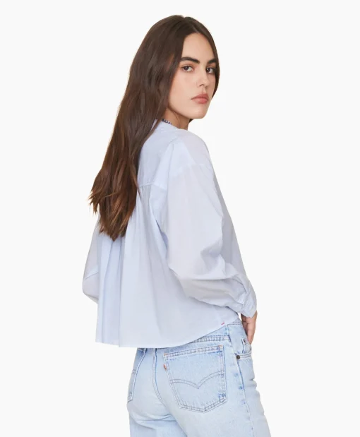Dames Xirena Blouses*Blouse Dawson Licht Blauw