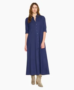 Dames Xirena Bruiloftskleding*Maxi Jurk Boden Donker Blauw