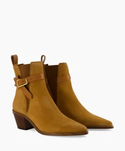 Dames Zadig & Voltaire Laarzen*Zadig & Voltaire Enkellaars Tyler Cecilia Suede Bruin