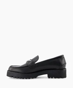 Dames Zadig & Voltaire Instappers*Zadig & Voltaire Loafer Joecassin Semy Shiny Calfskin Zwart