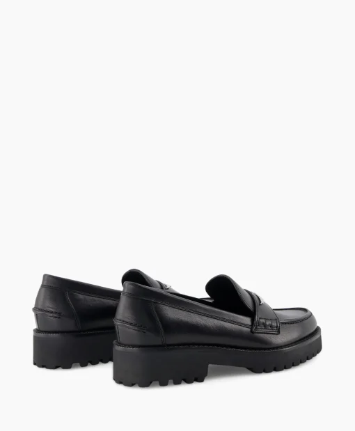 Dames Zadig & Voltaire Instappers*Zadig & Voltaire Loafer Joecassin Semy Shiny Calfskin Zwart