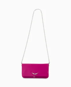 Dames Zadig & Voltaire Tassen*Zadig & Voltaire Schouder / Hand Tas Rock Eternal Smooth Calfskin Paars