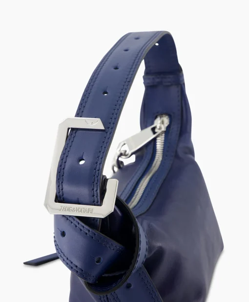 Dames Zadig & Voltaire Tassen*Zadig & Voltaire Schouder / Hand Tas Le Cecilia Xs Leather With Veg Donker Blauw