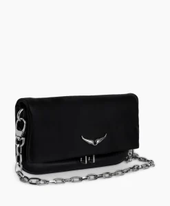 Dames Zadig & Voltaire Tassen*Zadig & Voltaire Schouder / Hand Tas Rock Eternal Smooth Calfskin Zwart