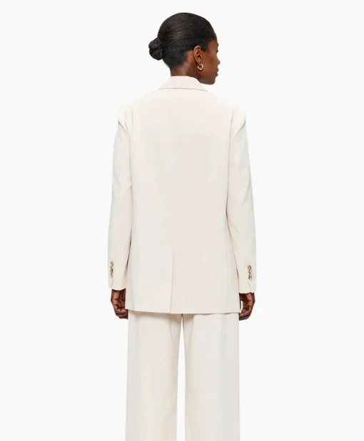 Dames Zenggi Blazers*Blazer Cool Panama Off White