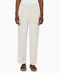 Dames Zenggi Broeken*Chino Japanese Crepe Relaxed Off White