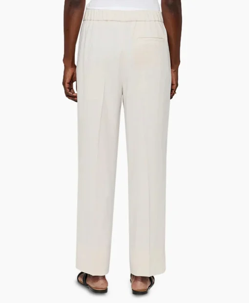 Dames Zenggi Broeken*Chino Japanese Crepe Relaxed Off White