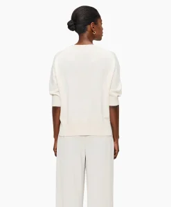 Dames Zenggi T-Shirts & Tops*Top Relaxed Short Sleeve Off White