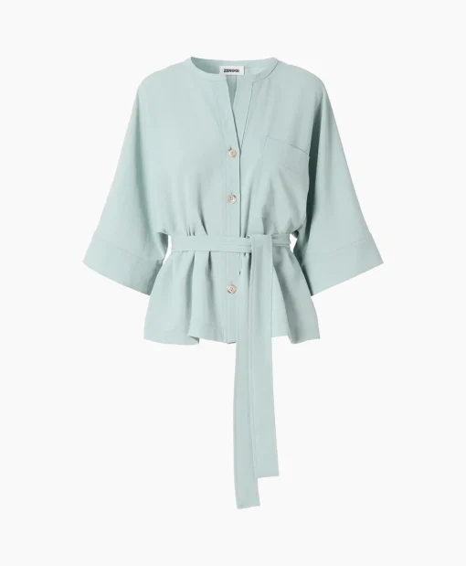 Dames Zenggi Tunieken*Tuniek Easy Top Licht Groen